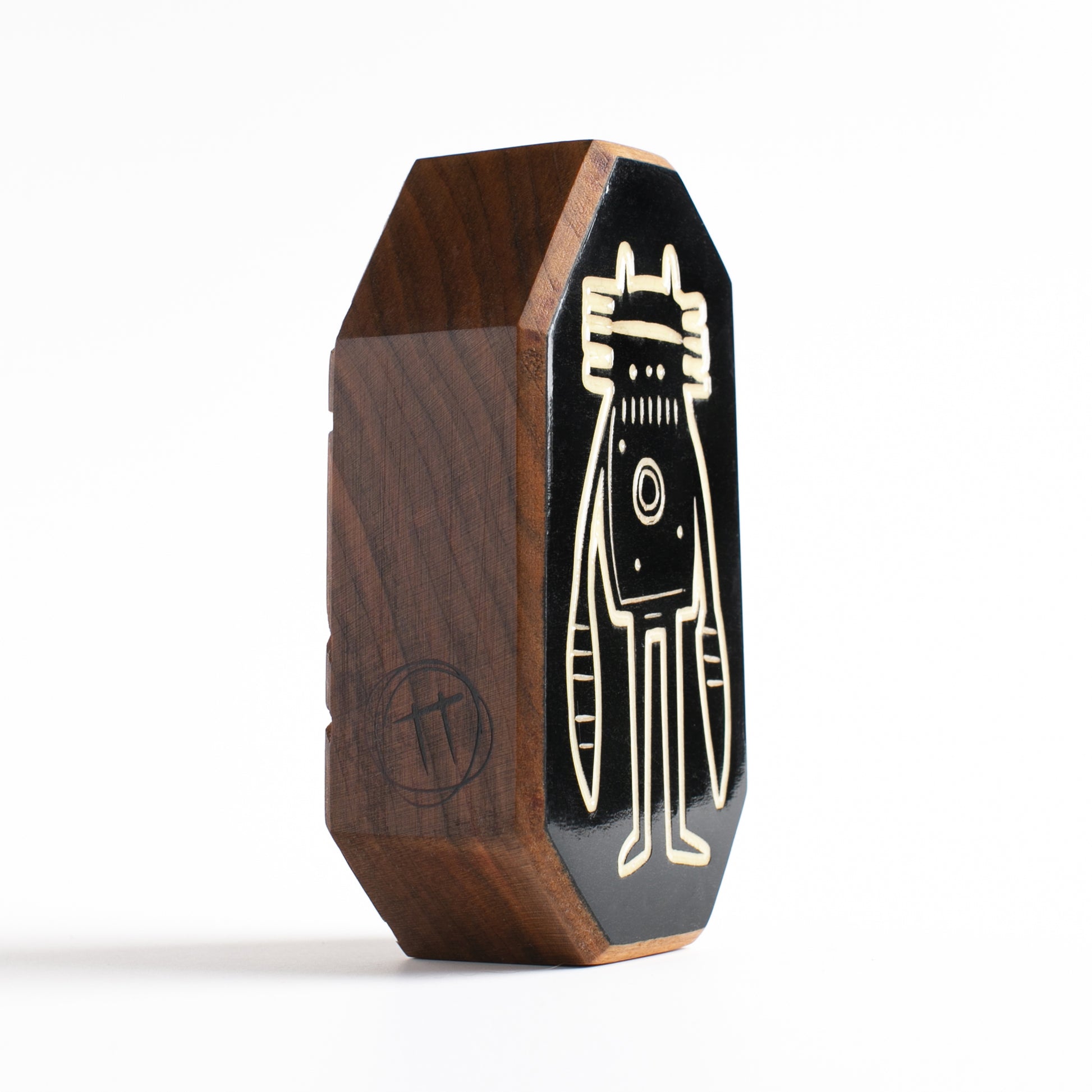 Glow-in-the-dark Blizznek talisman handcrafted for kids’ nighttime protection