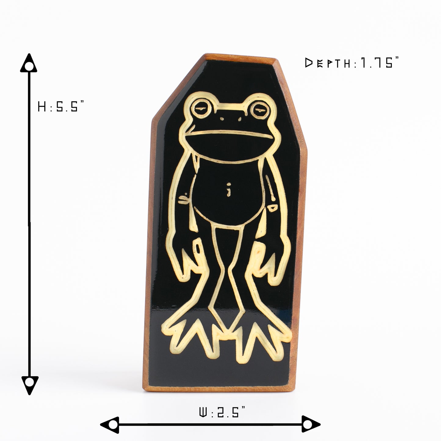 Floopfin - Glow-in-the-Dark Handmade Wooden Talisman - Soothing Bedtime Guardian for Kids