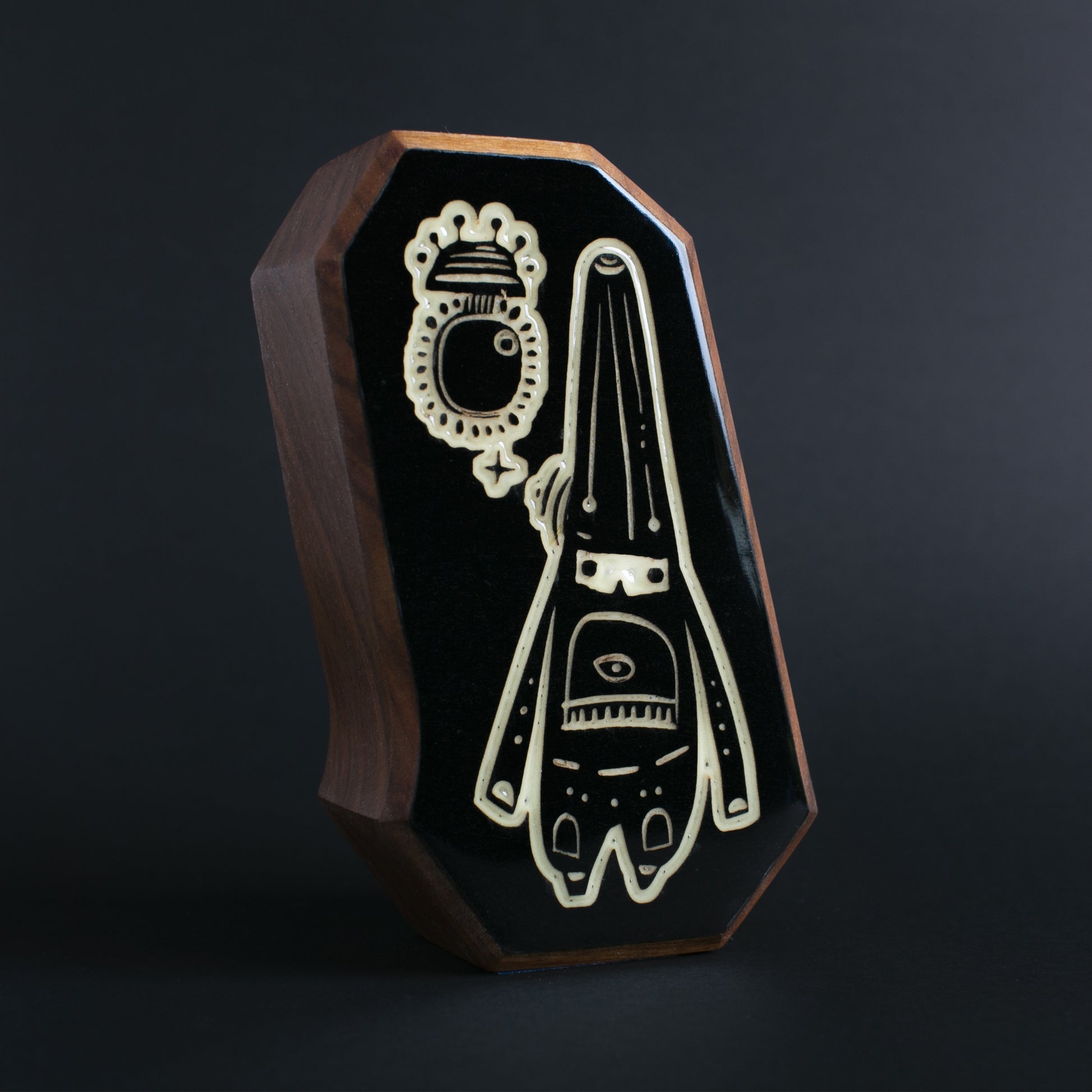 Handcrafted Glimbop and Quazglitz charm designed to protect against nighttime shadows