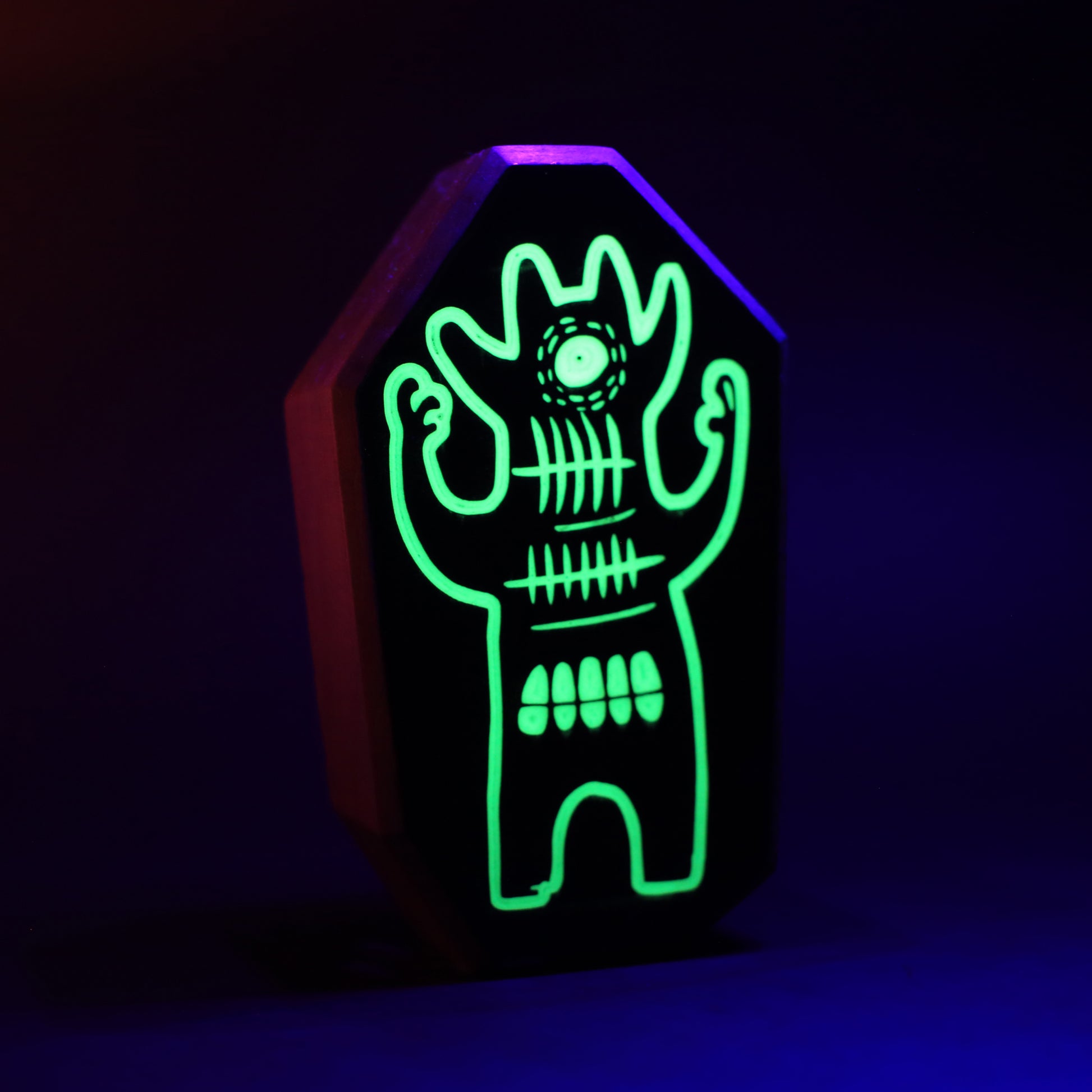 Glintorb wooden charm glowing softly to drown out spooky nighttime noises