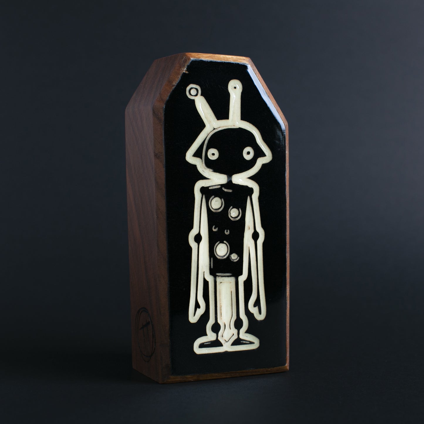 Handcrafted Zybotronk charm designed to bring safety and glowing comfort at night